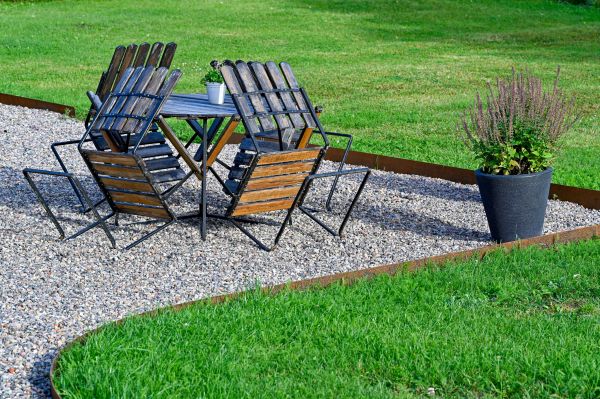 Metal Edging Installation in Rogers