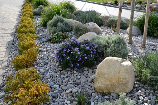 Decorative Rock Installation in Rogers