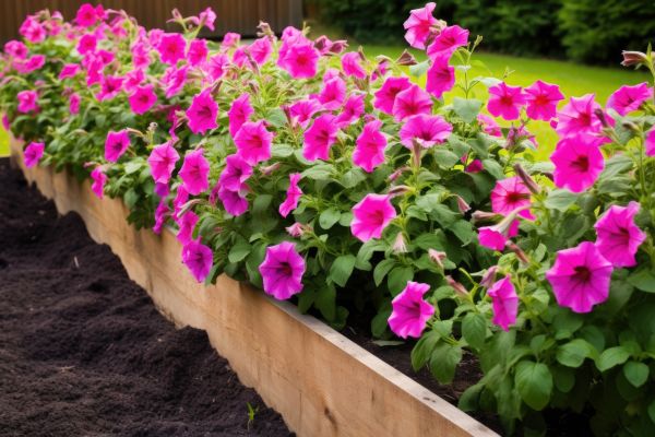 Raised Flower Bed Installation in Rogers